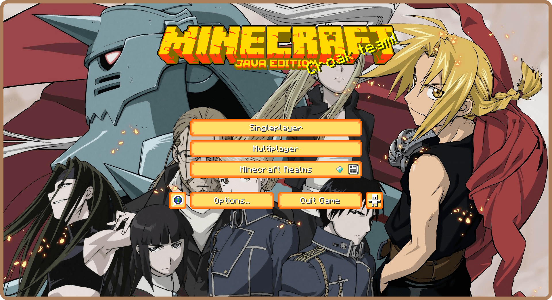 Fullmetal Alchemist Brotherhood Custom GUI Pack